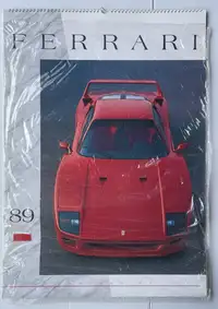 A Selection of Ferrari Calendars Plus Penant-For Sale