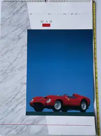 A Selection of Ferrari Calendars Plus Penant-For Sale