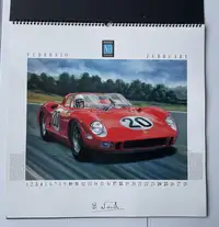 A Selection of Ferrari Calendars Plus Penant-For Sale