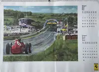 A Selection of Ferrari Calendars Plus Penant-For Sale