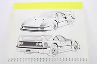 1987-92 Ferrari F40 Complete Manual Handbook Pouch Set-For Sale