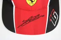 Charles LeClerc-Signed Ferrari Team-Issued Cap-Sold