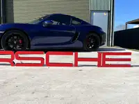 A Very Large Illuminated 'Porsche' Outdoor Dealership Style -Sold