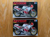 Set of Two Tamiya Yamaha RZV500R 1:12 Scale Models -Sold