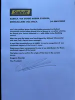 Michael Schumacher-Signed Italian Grand Prix 1998 Champagne -Sold
