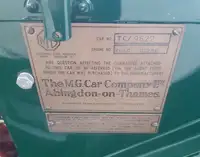 1949 MG TC 1250 Midget-Sold