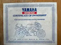 1993 Yamaha FZR400RR SP 399cc-Sold