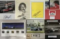 Charity Lot: Selection of Motorsport Related Images and Prin-For Sale