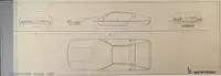 A Fascinating Selection of Ten Bertone Blueprints from the 1-For Sale