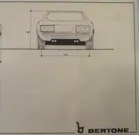 A Fascinating Selection of Ten Bertone Blueprints from the 1-For Sale