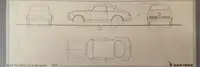 A Fascinating Selection of Ten Bertone Blueprints from the 1-For Sale