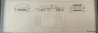 A Fascinating Selection of Ten Bertone Blueprints from the 1-For Sale