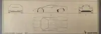 A Fascinating Selection of Ten Bertone Blueprints from the 1-For Sale