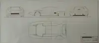 A Fascinating Selection of Ten Bertone Blueprints from the 1-For Sale