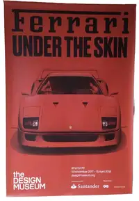 Very Large 'Ferrari Under the Skin' Exhibition London Underg-For Sale