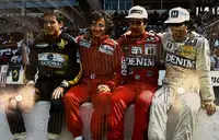 'Wall of Champions' Signed by Alain Prost, Nigel Mansell and-Sold