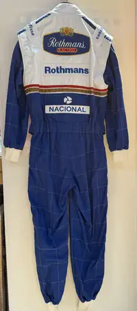 Combinaison Karting Ayrton Senna Rothmans 1994 – Sublimation F1 – Toutes Tailles