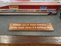 A Very Unusual 1:12 Scale Gilles Villeneuve 1979 Ferrari 312-For Sale