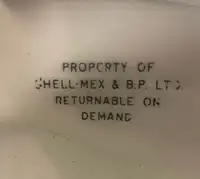 A Pair of 1976 Shell Petrol Pump Globes-For Sale