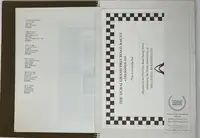 Fangio-Signed 1981 Dubai Grand Prix Framed Posters Plus Phot-For Sale