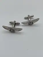 Unused, Plated and Enamelled Rolls-Royce and Bentley Cufflin-For Sale