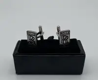 Unused, Plated and Enamelled Rolls-Royce and Bentley Cufflin-For Sale