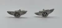 Unused, Plated and Enamelled Rolls-Royce and Bentley Cufflin-For Sale