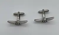Unused, Plated and Enamelled Rolls-Royce and Bentley Cufflin-For Sale