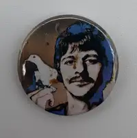 Set of Fine and Original Beatles Lapel Badges-For Sale