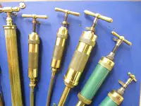 Genuine Vintage Grease Guns Wall Art Display-Sold