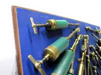 Genuine Vintage Grease Guns Wall Art Display-Sold