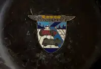 1930 Brown Bakelite Countertop Ashtray-For Sale