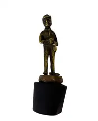 Brass Accessory Mascot Featuring A Charles Dickens Character-For Sale