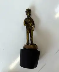Brass Accessory Mascot Featuring A Charles Dickens Character-For Sale