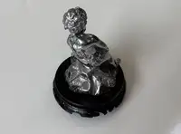 Late 1920s Chrome-Plated Cherub Accessory Mascot-For Sale