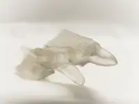 A Red Ashay 'Acceleration' Glass Mascot Circa 1920-Sold