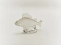 'Perche' Mascot by René Lalique in Opalescent Glass-For Sale
