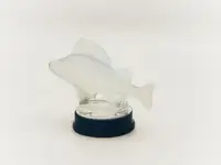 'Perche' Mascot by René Lalique in Opalescent Glass-For Sale