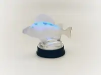 'Perche' Mascot by René Lalique in Opalescent Glass-For Sale