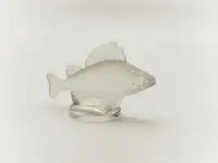 'Perche' Mascot by René Lalique in Opalescent Glass-For Sale