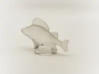 'Perche' Mascot by René Lalique in Opalescent Glass-For Sale
