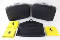 1999-2005 Ferrari 360 Complete 3-Piece Black Schedoni Luggag-For Sale