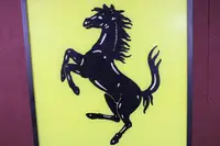 1980s 'Ferrari Servizio Assistenza' Large Illuminated Sign-For Sale