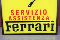 1980s 'Ferrari Servizio Assistenza' Large Illuminated Sign-For Sale