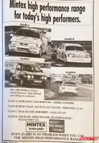 1988 Ford Sapphire Cosworth - Willhire 25-Hour Winning-For Sale