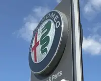 Alfa Romeo Large Illuminted Dealership Sign-Sold