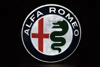 Alfa Romeo Large Illuminted Dealership Sign-For Sale