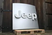 Large Jeep Service and Original Parts Main Dealership Sign -For Sale
