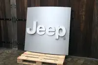 Large Jeep Service and Original Parts Main Dealership Sign -For Sale