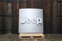 Large Jeep Service and Original Parts Main Dealership Sign -For Sale